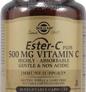 Solgar Ester-C Plus Vitamina C 500mg - 50 Cápsulas Vegetais