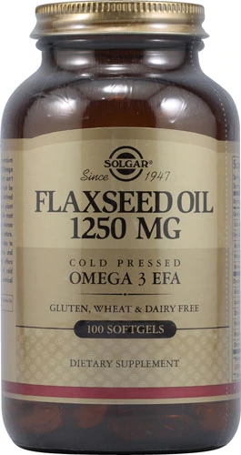 Solgar Flaxseed Oil -- 1250 mg - 100 Softgels