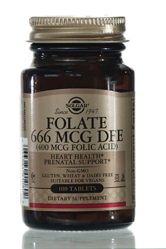 Solgar Folate 666 mcg DFE - 100 Comprimidos - Saúde e Bem-Estar