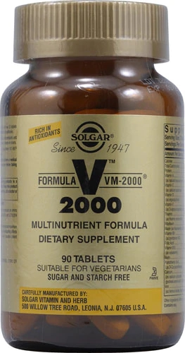 Solgar Formula VM-2000® Multivitamínico - 90 Tabletes: Potência e Bem-Estar Completo