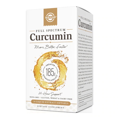 Solgar Full Spectrum Curcumin 30 Cápsulas Gelatinosas Líquidas Extrato Integral