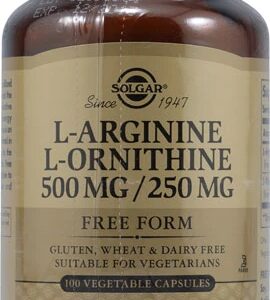 Comprar solgar l-arginine and l-ornithine -- 100 vegetable capsules preço no brasil amino acid complex & blends amino acids suplementos em oferta vitamins & supplements suplemento importado loja 41 online promoção -