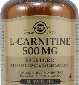 Solgar L-Carnitine -- 500 mg - 60 Tablets