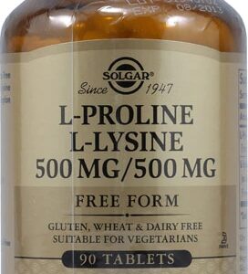 Comprar solgar l-proline l-lysine -- 500 mg - 90 tablets preço no brasil amino acid complex & blends amino acids suplementos em oferta vitamins & supplements suplemento importado loja 19 online promoção -