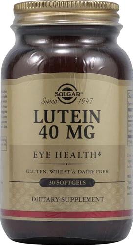 Solgar Luteína 40mg - 30 Cápsulas Gelatinosas para Saúde Ocular