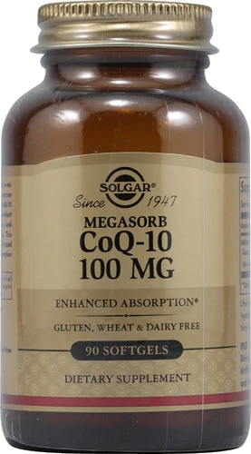 Solgar Megasorb CoQ-10 100mg - 90 Cápsulas Gelatinosas: Energia e Saúde Cardiovascular