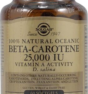 Comprar solgar oceanic beta carotene -- 25000 iu - 60 softgels preço no brasil beta carotene letter vitamins suplementos em oferta vitamin a vitamins & supplements suplemento importado loja 31 online promoção -