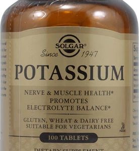 Comprar solgar potassium -- 100 tablets preço no brasil minerals potassium potassium citrate suplementos em oferta vitamins & supplements suplemento importado loja 3 online promoção -