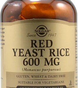Solgar Red Yeast Rice -- 600 mg - 120 Vegetable Capsules