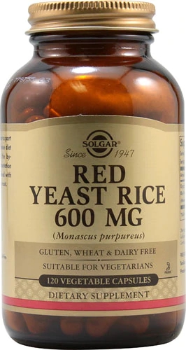 Solgar Red Yeast Rice -- 600 mg - 120 Vegetable Capsules
