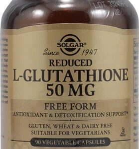 Solgar L-Glutathione Reduzido 50mg - 90 Cápsulas Vegetais - Antioxidante Essencial