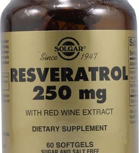 Comprar solgar resveratrol with red wine extract -- 250 mg - 60 softgels preço no brasil anti-aging formulas resveratrol suplementos em oferta vitamins & supplements suplemento importado loja 299 online promoção -