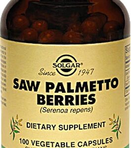 Solgar Saw Palmetto 100 Cápsulas Vegetais - Saúde Masculina e Bem-Estar