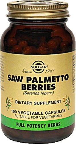 Solgar Saw Palmetto 100 Cápsulas Vegetais - Saúde Masculina e Bem-Estar