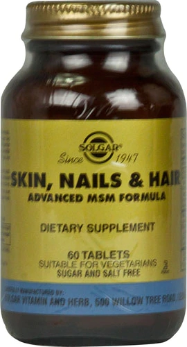 Solgar Skin Nails and Hair - 60 Tablets: Beleza e Saúde para Cabelos, Pele e Unhas