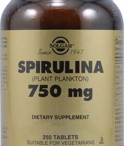 Comprar solgar spirulina -- 750 mg - 250 tablets preço no brasil algas marcas a-z organic traditions spirulina superalimentos suplementos suplemento importado loja 53 online promoção -