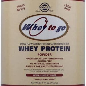 Solgar Whey To Go® Whey Protein Powder Natural Chocolate -- 41 oz