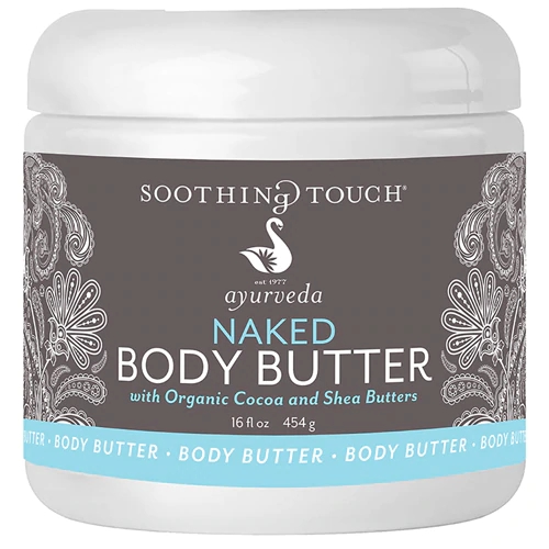 Manteiga Corporal Soothing Touch Naked 453g com Cacau e Karité Orgânicos