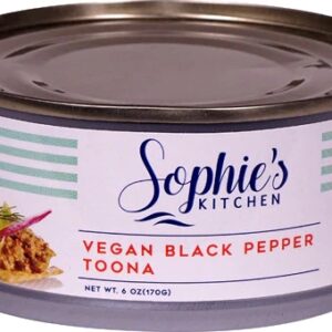 Sophie's Kitchen Vegan Toona Black Pepper - Atum Vegano Picante 170g