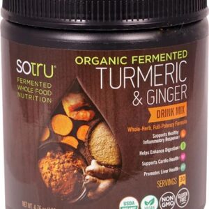 SoTru Bebida Orgânica Fermentada de Cúrcuma e Gengibre - 30 Doses