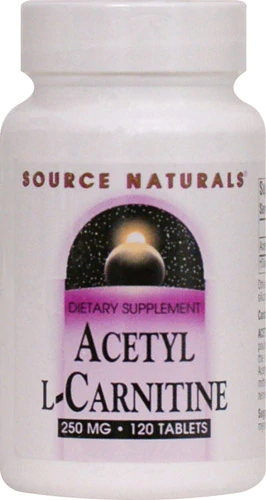 Source Naturals Acetil L-Carnitina 250mg - 120 Comprimidos