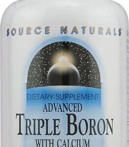 Source Naturals Advanced Triple Boron Com Cálcio 120 Cápsulas - Saúde Óssea e Metabólica