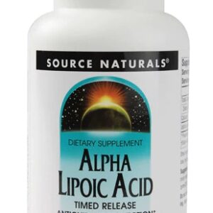 Source Naturals Ácido Alfa-Lipóico 300mg - 120 Comprimidos de Liberação Prolongada