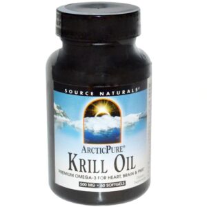 Source Naturals ArcticPure® Óleo de Krill 500mg - 60 Cápsulas Gelatinosas