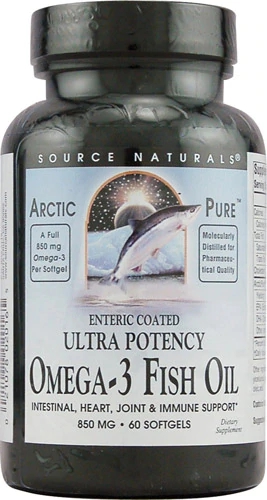 Source Naturals ArcticPure® Ultra Potency Omega-3 Fish Oil -- 850 mg - 60 Softgels