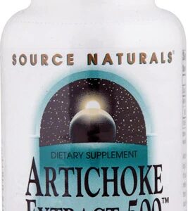 Source Naturals Extrato de Folha e Raiz de Alcachofra 500 mg - 90 Comprimidos - Suporte Digestivo