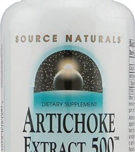 Source Naturals Extrato de Alcachofra 500 mg - 180 Comprimidos para Saúde Digestiva e Detox