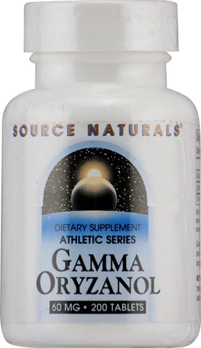 Source Naturals Gamma Oryzanol 60mg - 200 Comprimidos: Potencializador para Performance e Bem-Estar