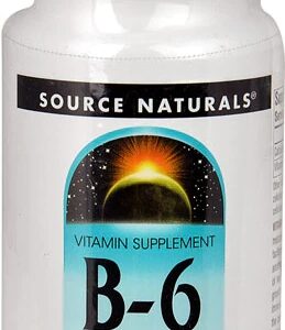 Source Naturals Vitamina B6 50mg - 250 Comprimidos | Saúde e Bem-Estar