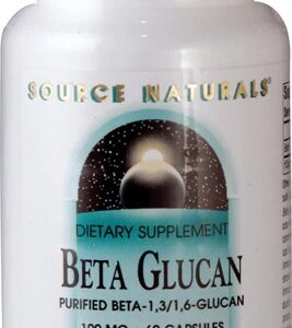 Source Naturals Beta Glucan -- 100 mg - 60 Capsules