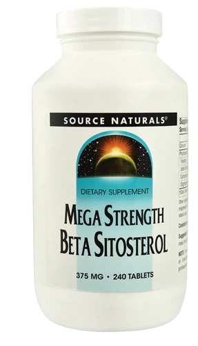 Source Naturals Beta Sitosterol Mega Strength - 375mg - 240 Comprimidos