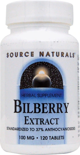 Source Naturals Extrato de Mirtilo (Bilberry) 100mg - 120 Comprimidos