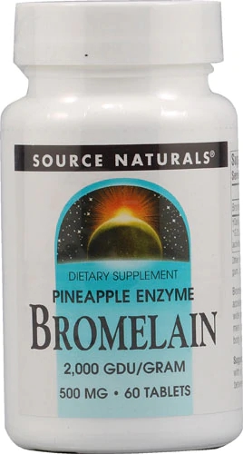 Source Naturals Bromelaína 2000 GDU - 500mg - 60 Comprimidos