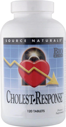 Source Naturals Cholest-Response 120 Comprimidos - Suporte ao Colesterol Saudável