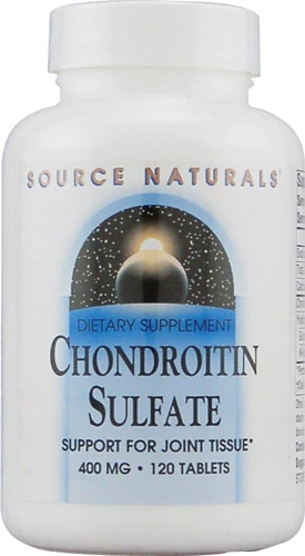 Source Naturals Sulfato de Condroitina 400 mg - 120 Comprimidos para Saúde das Articulações