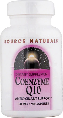 Source Naturals Coenzyme Q10 -- 100 mg - 90 Capsules