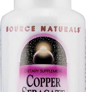 Source Naturals Cobre Sebacato 22 mg - 120 Comprimidos - Suporte Imunológico e Saúde Óssea