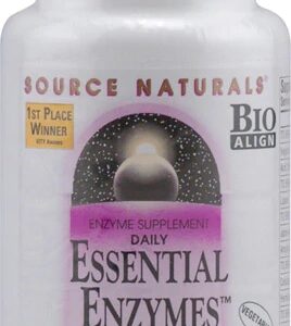 Source Naturals Daily Essential Enzymes 500mg - 60 Cápsulas Vegetarianas