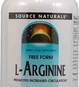L-Arginina 1000mg Source Naturals - 200 Tabletes - Energia e Performance