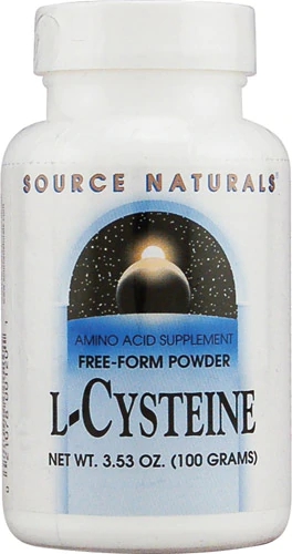 L-Cisteína em Pó Source Naturals Free Form 100g - Suporte Antioxidante