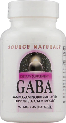 Source Naturals GABA 750mg - 45 Cápsulas: Relaxamento e Bem-Estar Natural
