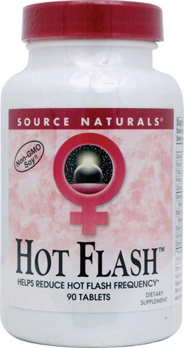 Source Naturals Hot Flash Alívio Menopausa - 90 Tabletes