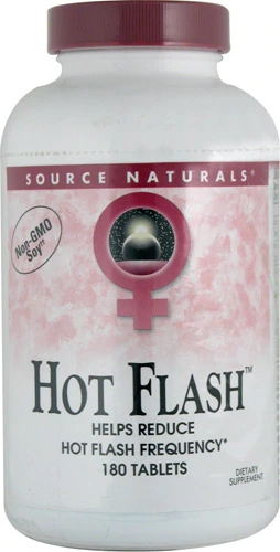 Source Naturals Hot Flash Alívio Menopausa - 180 Comprimidos