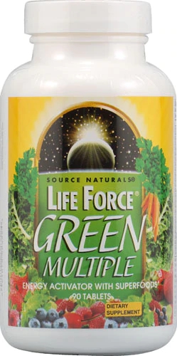 Source Naturals Life Force Green Multiple - Multivitamínico Completo 90 Tablets