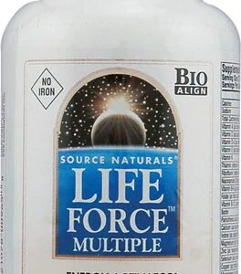 Source Naturals Life Force Múltiplo Sem Ferro - 60 Comprimidos - Potência e Vitalidade Essenciais