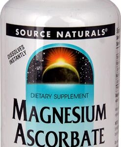 Source Naturals Magnésio Ascorbato 227g - Vitamina C e Magnésio Essenciais